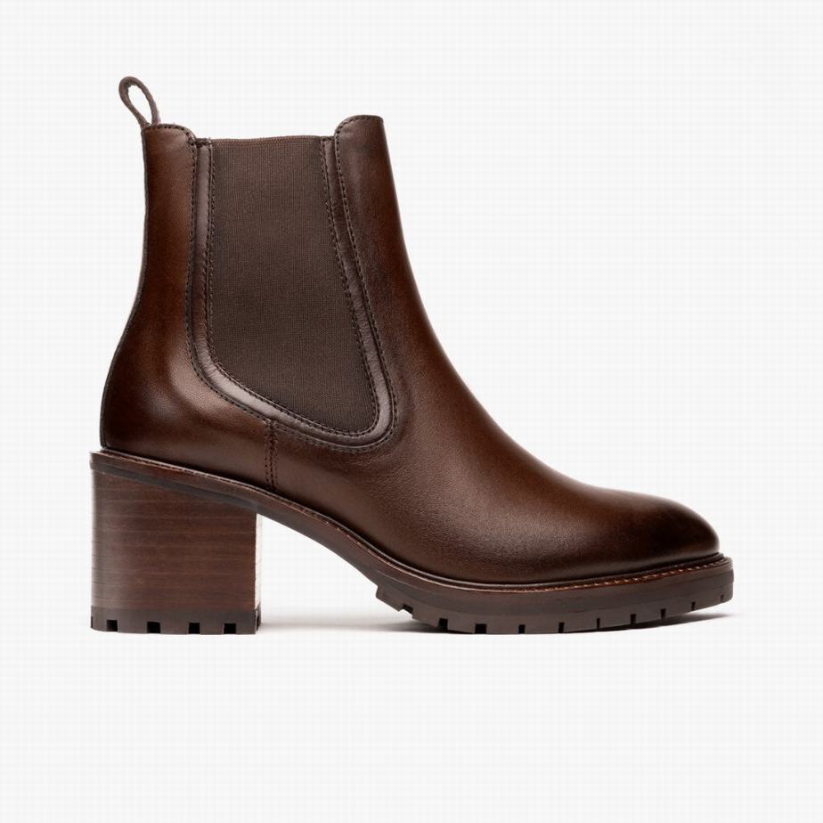 Thursday Boots Knockout Chelsea Laarzen Dames Chocola | BXX4494GK