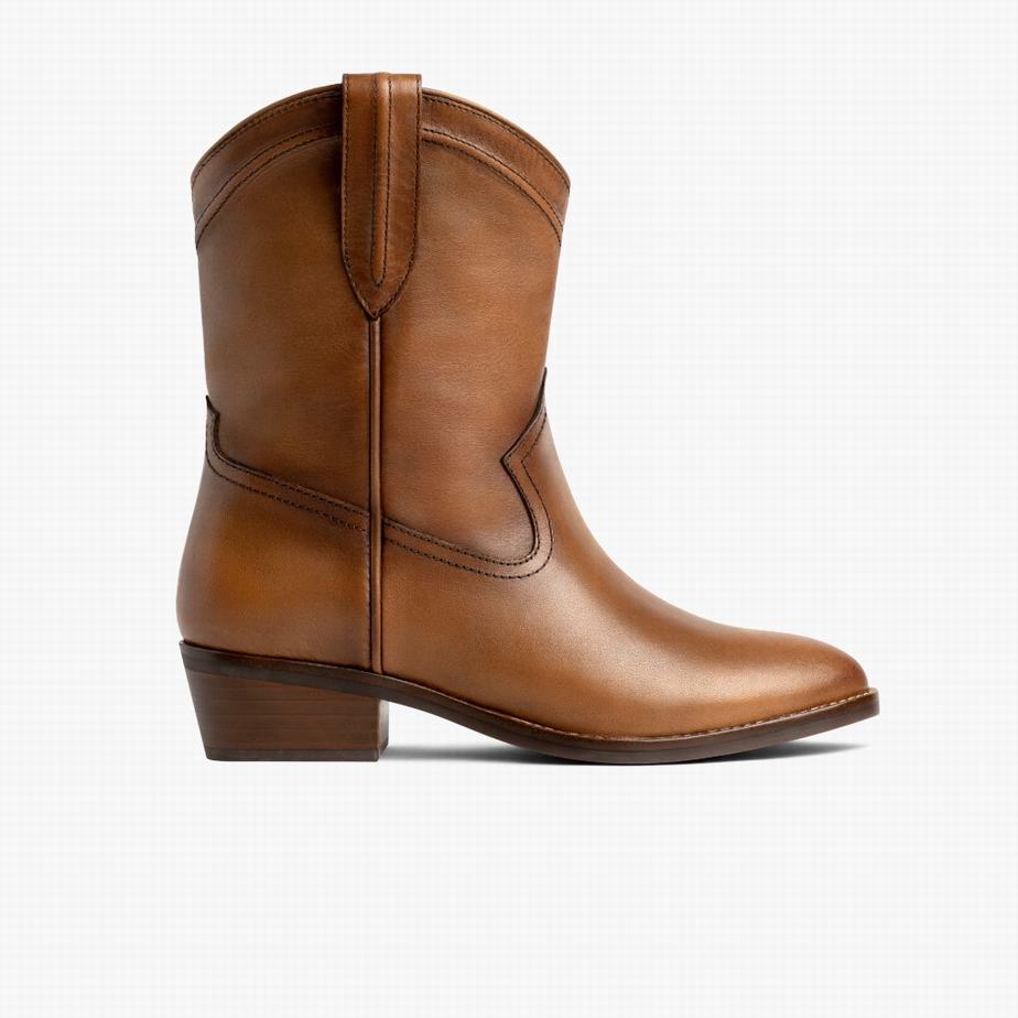 Thursday Boots Liberty Western Laarzen Dames Bruin | TOG45EL