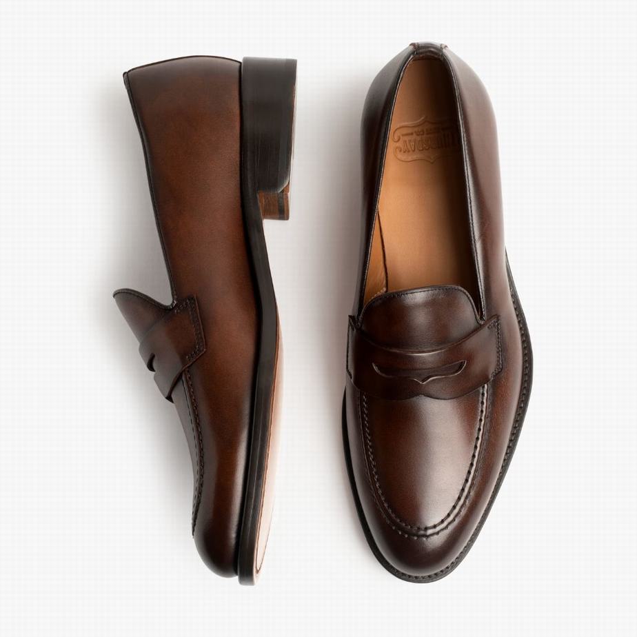 Thursday Boots Lincoln Loafers Heren Koffie | FRV696RJ