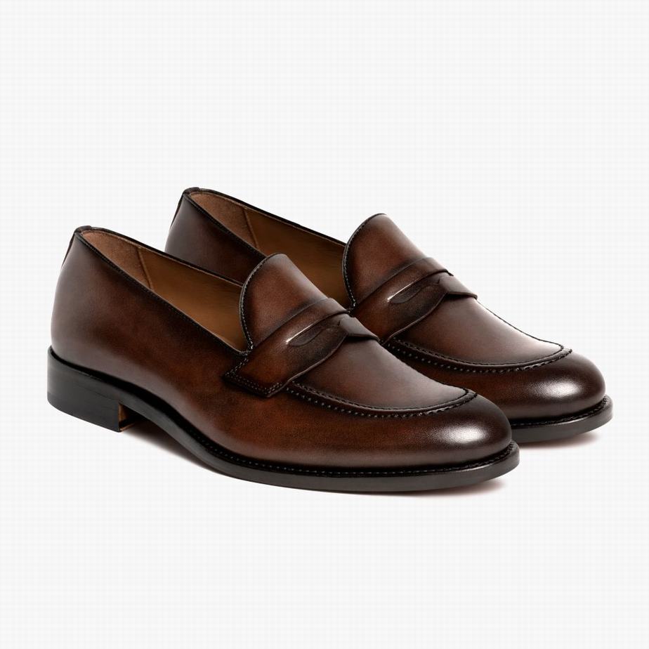 Thursday Boots Lincoln Loafers Heren Koffie | FRV696RJ