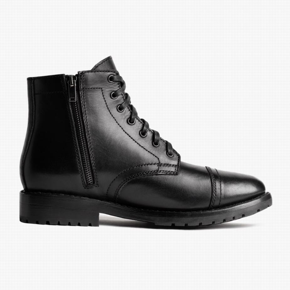 Thursday Boots Major Veterlaarzen Heren Zwart | JHT3769PW