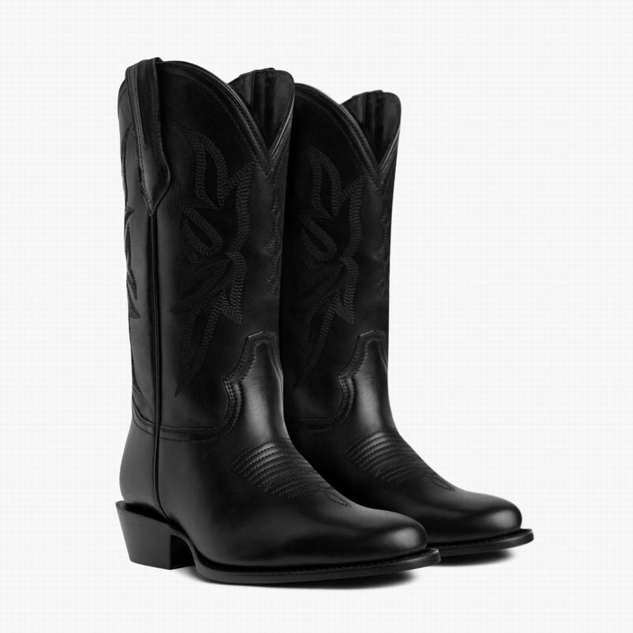 Thursday Boots Maverick Western Laarzen Heren Zwart | JQO5471ZM