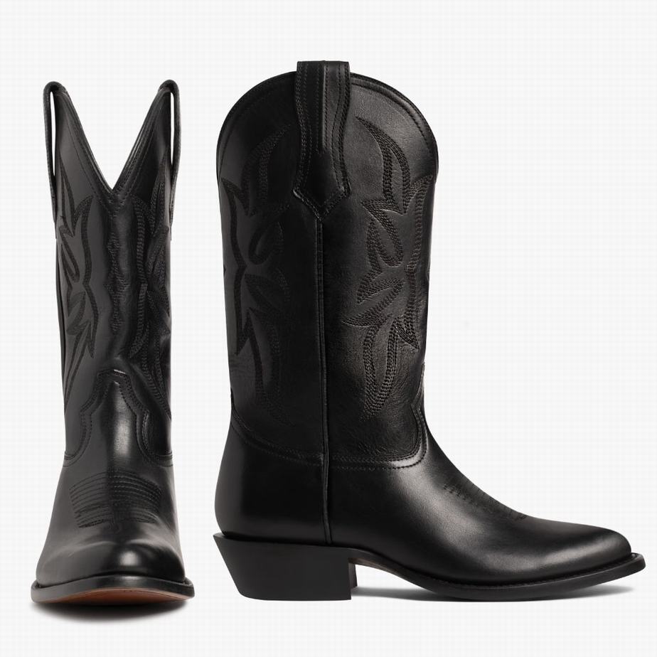 Thursday Boots Maverick Western Laarzen Heren Zwart | JQO5471ZM