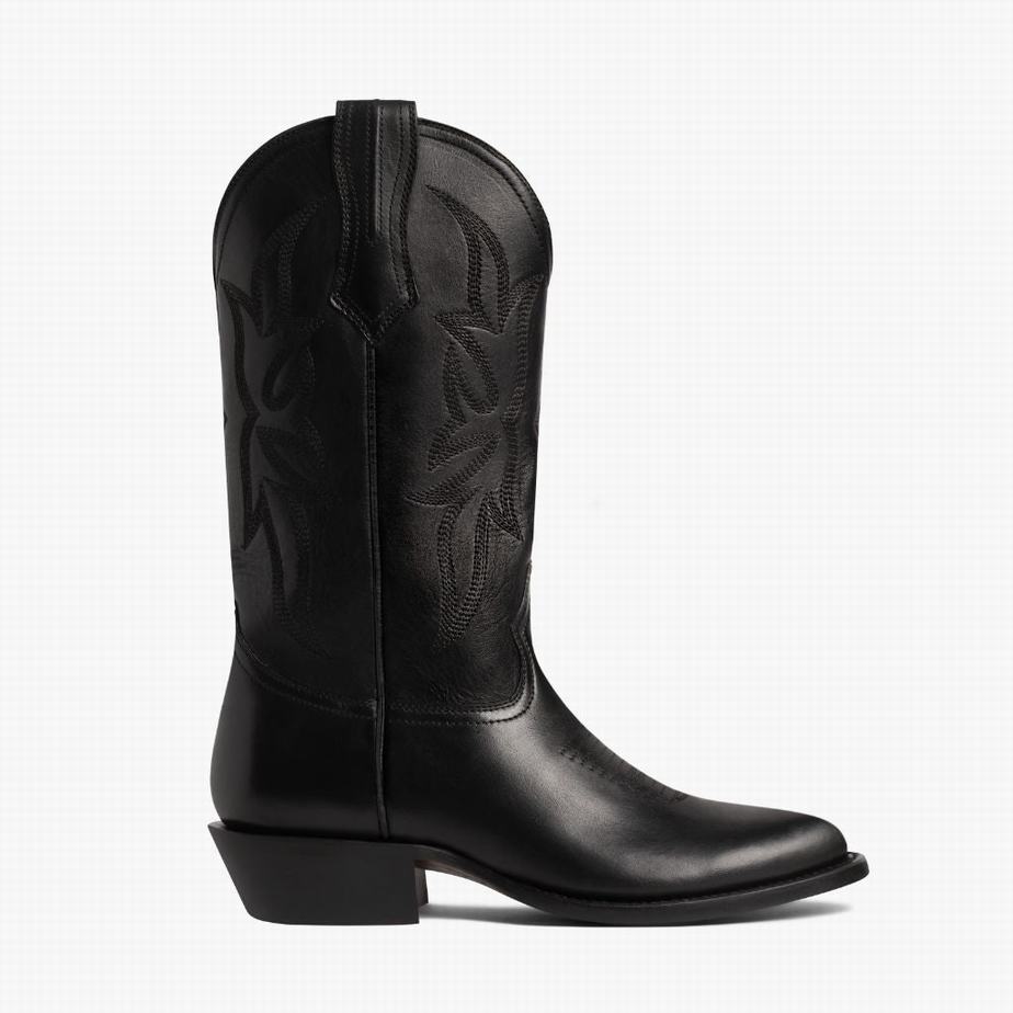 Thursday Boots Maverick Western Laarzen Heren Zwart | JQO5471ZM