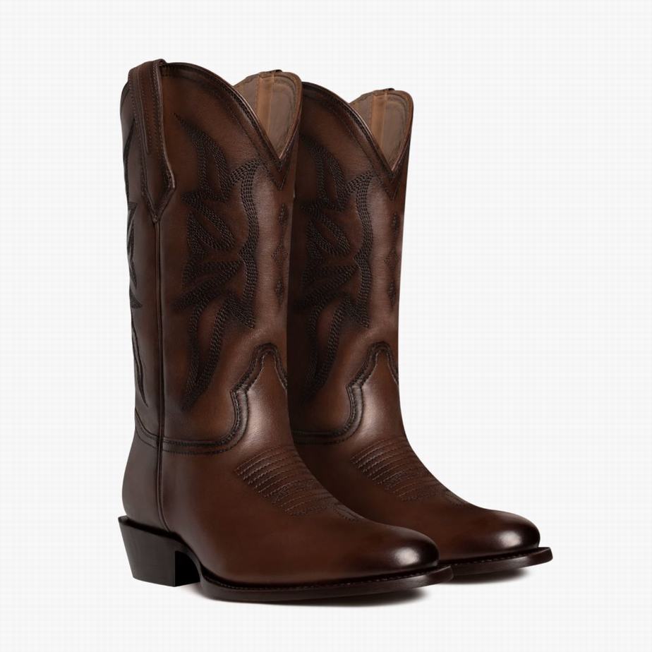 Thursday Boots Maverick Western Laarzen Heren Brandy | FVD475OY