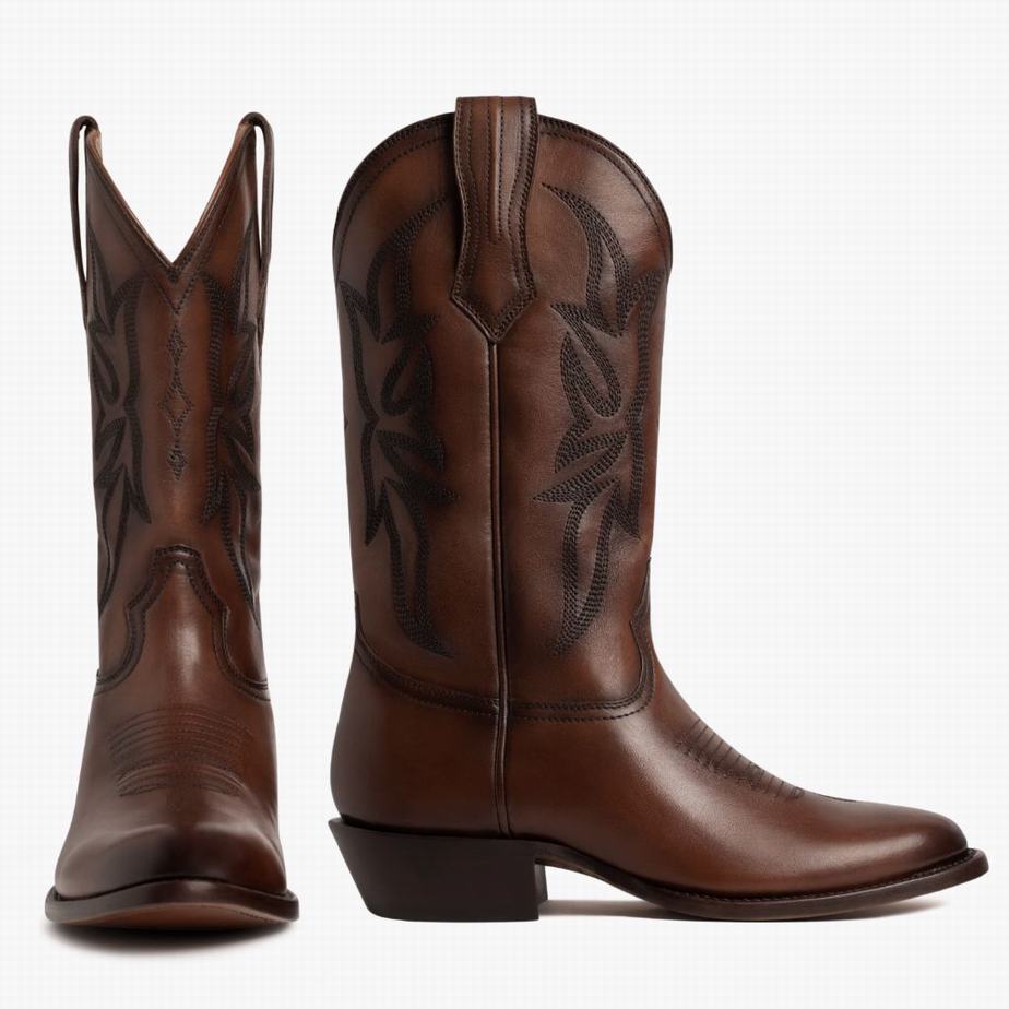 Thursday Boots Maverick Western Laarzen Heren Brandy | FVD475OY