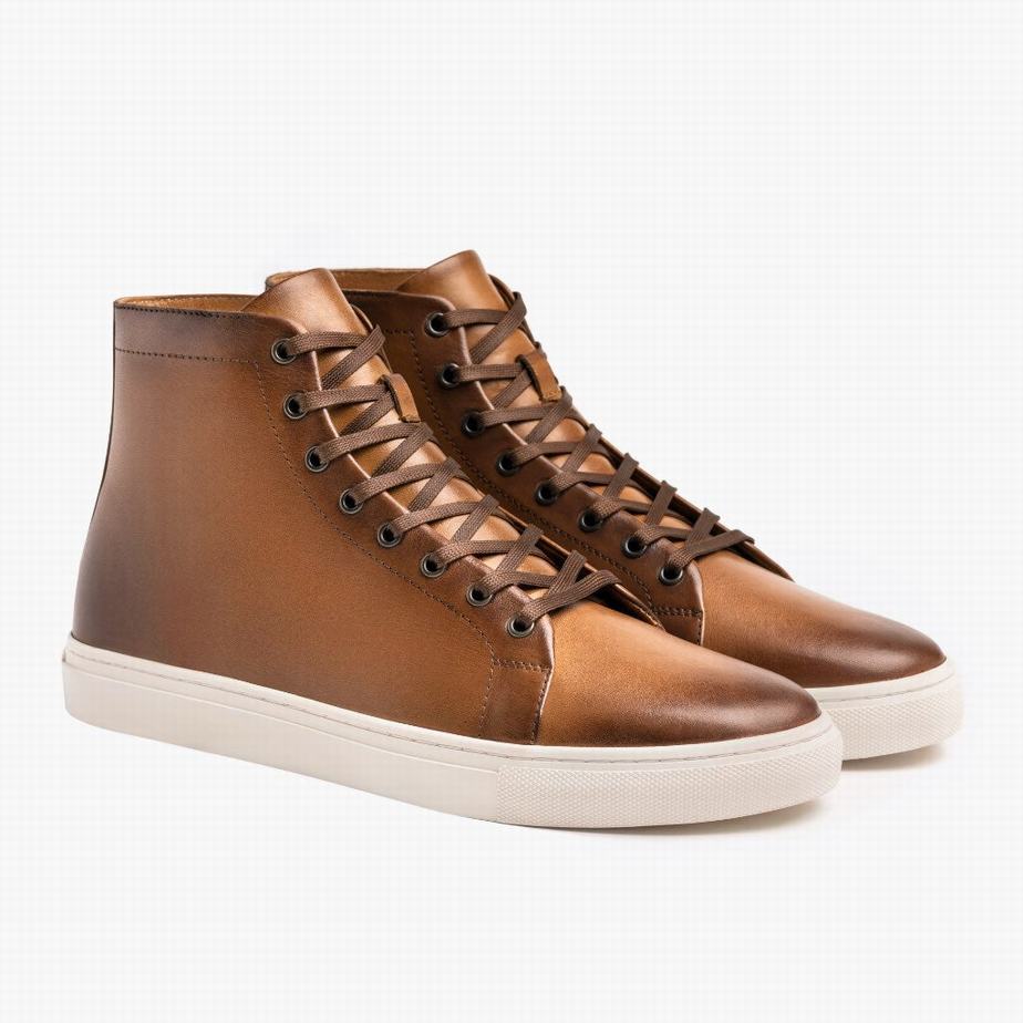 Thursday Boots Premier Hoge Sneakers Heren Toffee | CTF9162TG