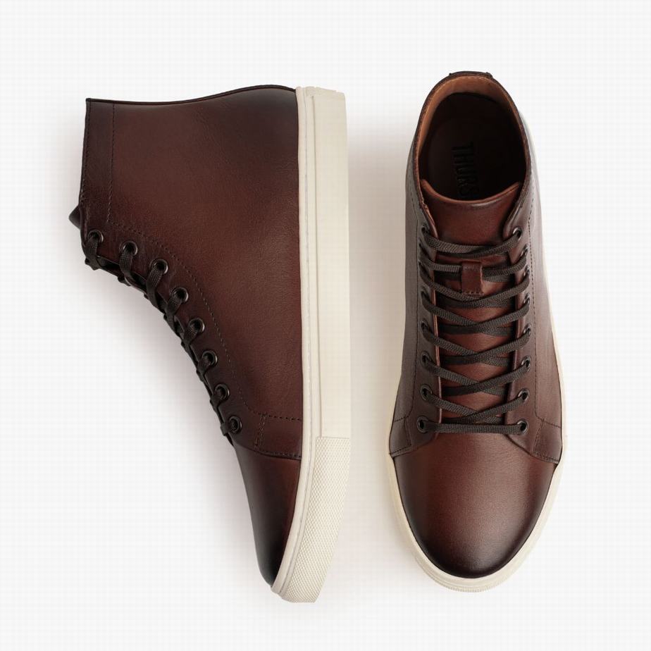 Thursday Boots Premier Hoge Sneakers Heren Koffie | NCJ7575XU