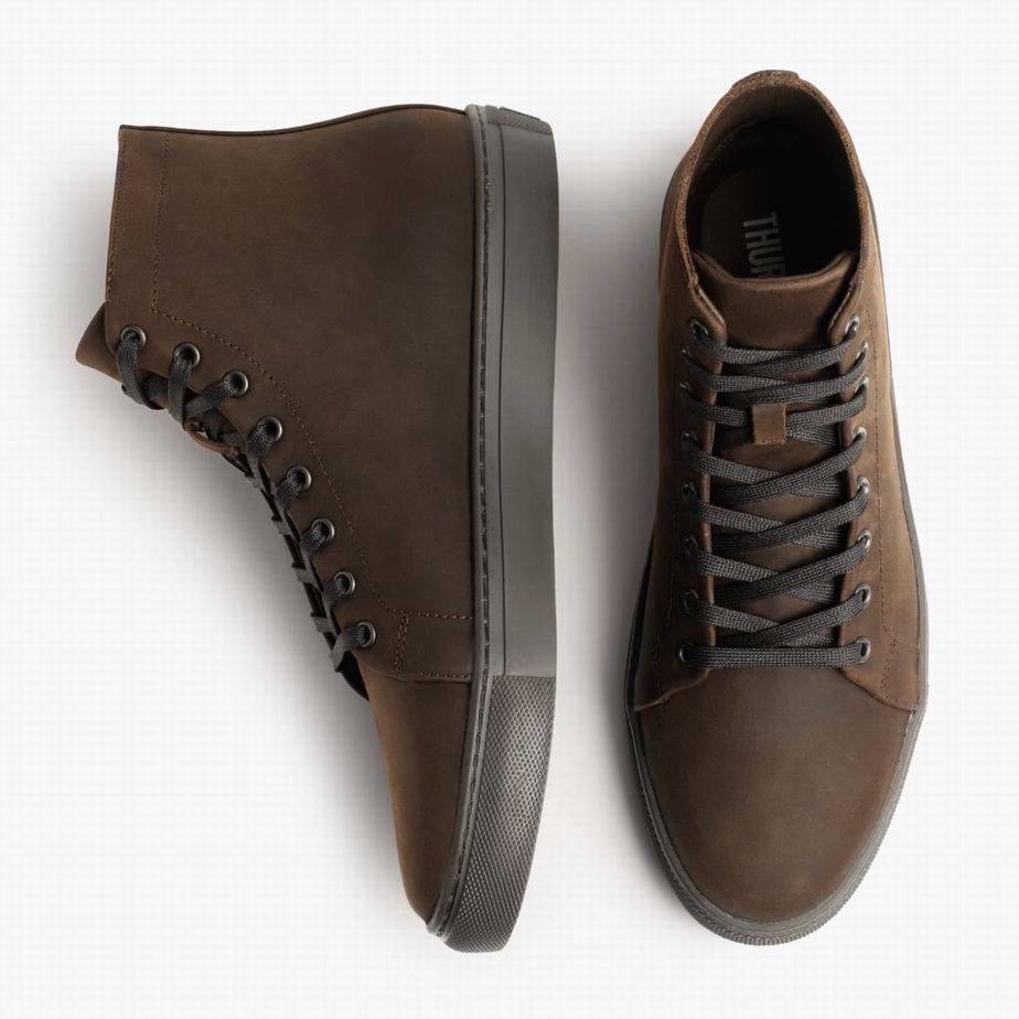 Thursday Boots Premier Hoge Sneakers Heren Bruin | EWO2171QC