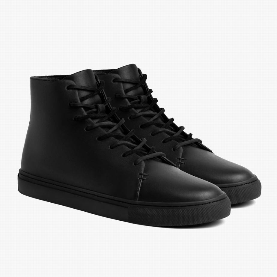 Thursday Boots Premier Hoge Sneakers Heren Zwart | EBS1661OF