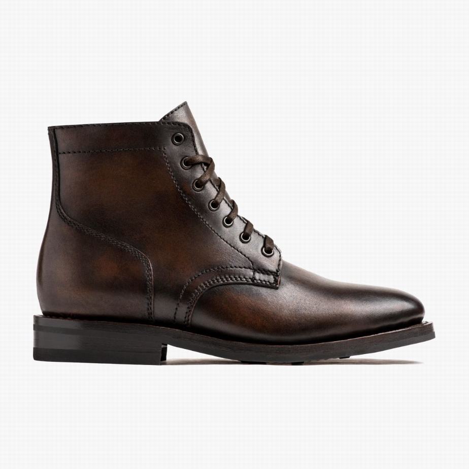 Thursday Boots President Veterlaarzen Heren Zwart Koffie | LFV389JY