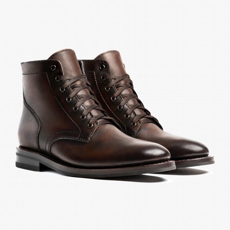 Thursday Boots President Veterlaarzen Heren Zwart Koffie | LFV389JY