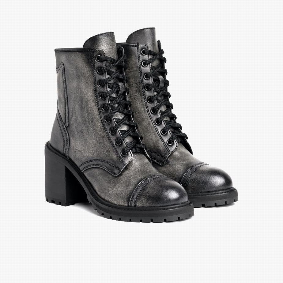 Thursday Boots Rebel Veterlaarzen Dames Grijs | VCS2481ZX