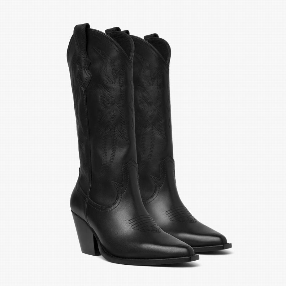 Thursday Boots Rodeo Western Laarzen Dames Zwart | YFM7560TZ