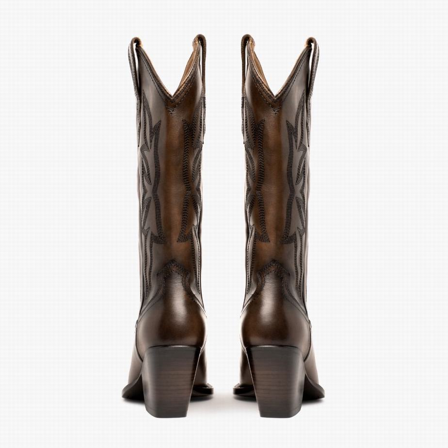 Thursday Boots Rodeo Western Laarzen Dames Chocola | IKR2258FC