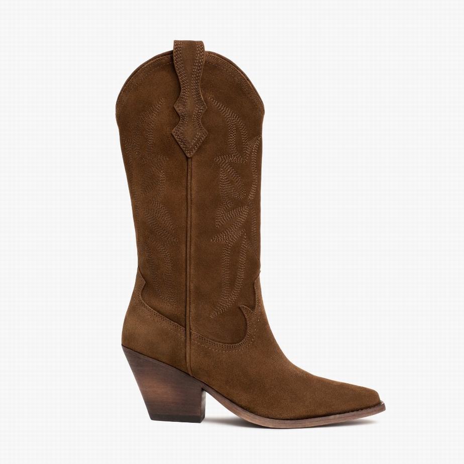 Thursday Boots Rodeo Western Laarzen Dames Bruin | WBY3697ZG