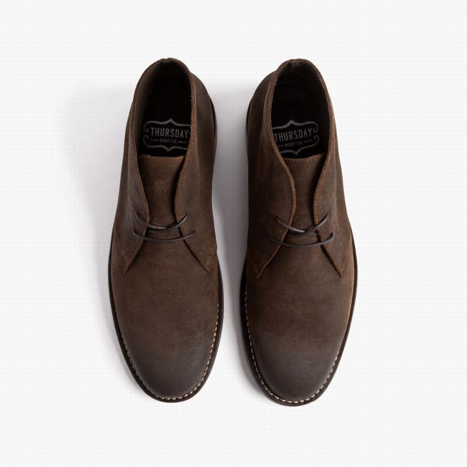 Thursday Boots Scout Chukka Laarzen Heren Mocha | MII8126UG