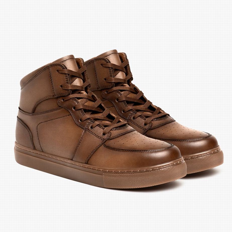 Thursday Boots Showtime Hoge Sneakers Heren Bruin | BVJ1429QS