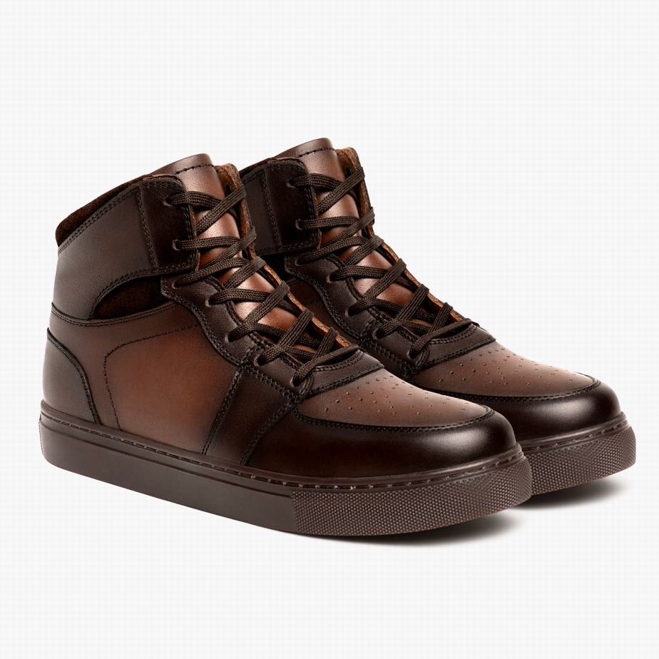 Thursday Boots Showtime Hoge Sneakers Heren Koffie | XSV2492GX