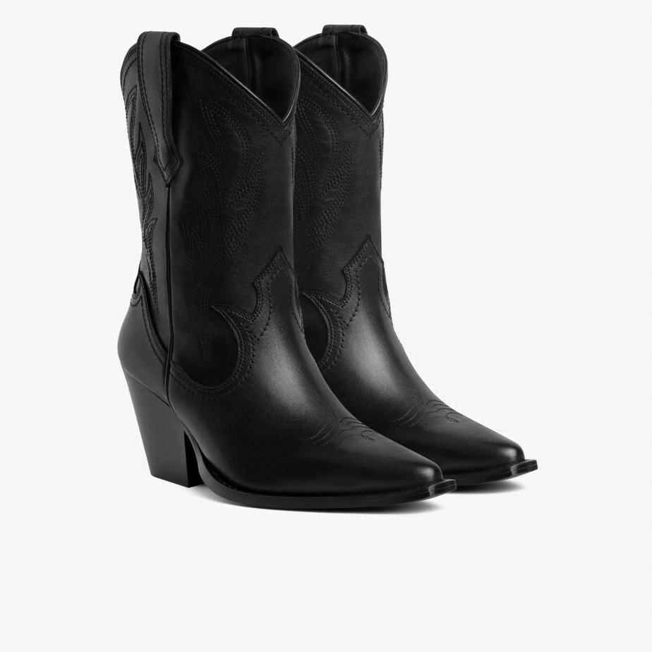 Thursday Boots Sierra Western Laarzen Dames Zwart | DJO4127QY