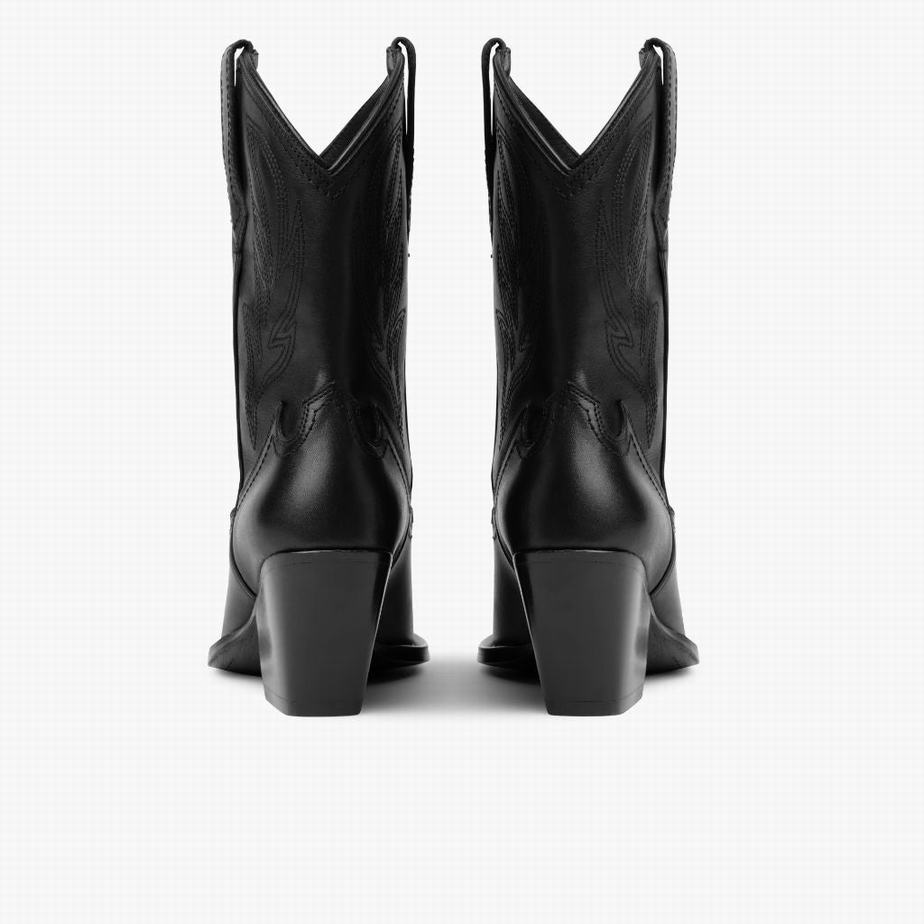 Thursday Boots Sierra Western Laarzen Dames Zwart | DJO4127QY