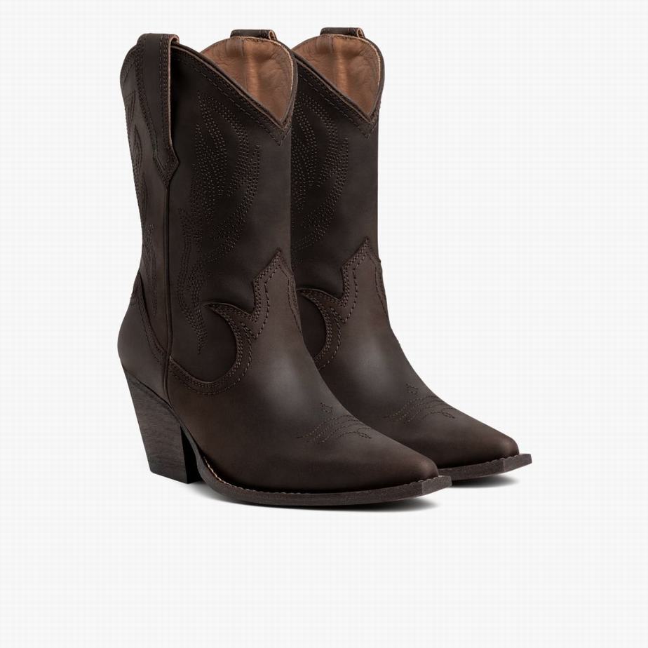 Thursday Boots Sierra Western Laarzen Dames Bruin | IWS1716VZ