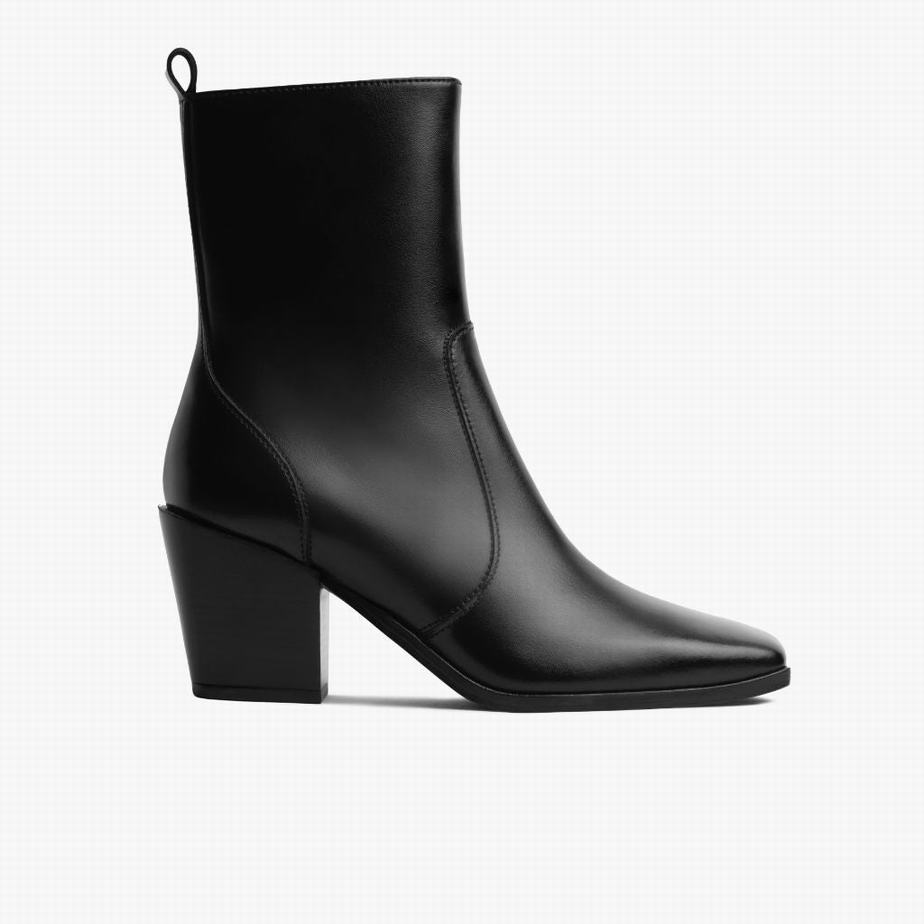 Thursday Boots Soho Zip Laarzen Dames Zwart | LZW2027CW