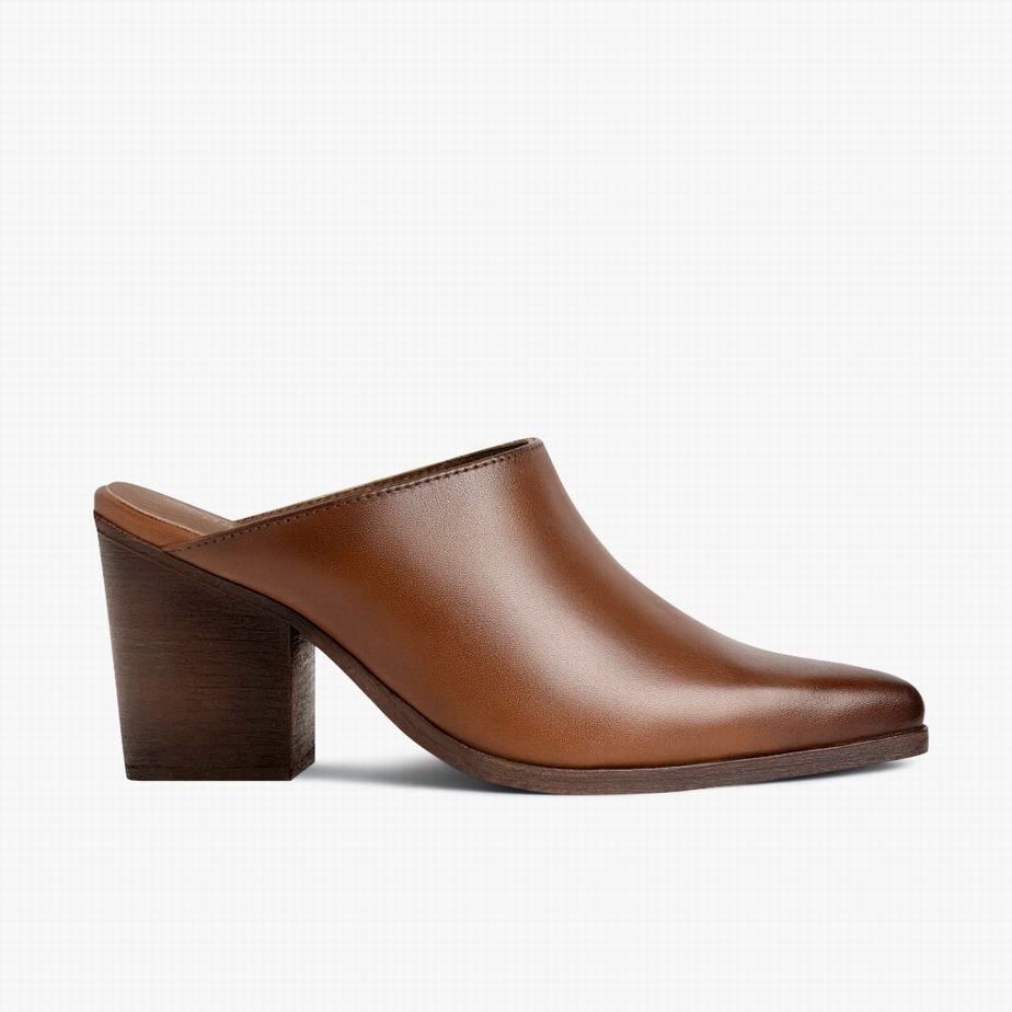 Thursday Boots Summer Mules Dames Brandy | DLM3329XP