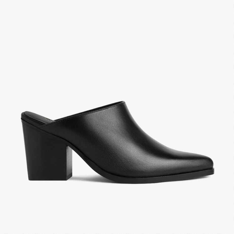 Thursday Boots Summer Mules Dames Zwart | AVF9911KH