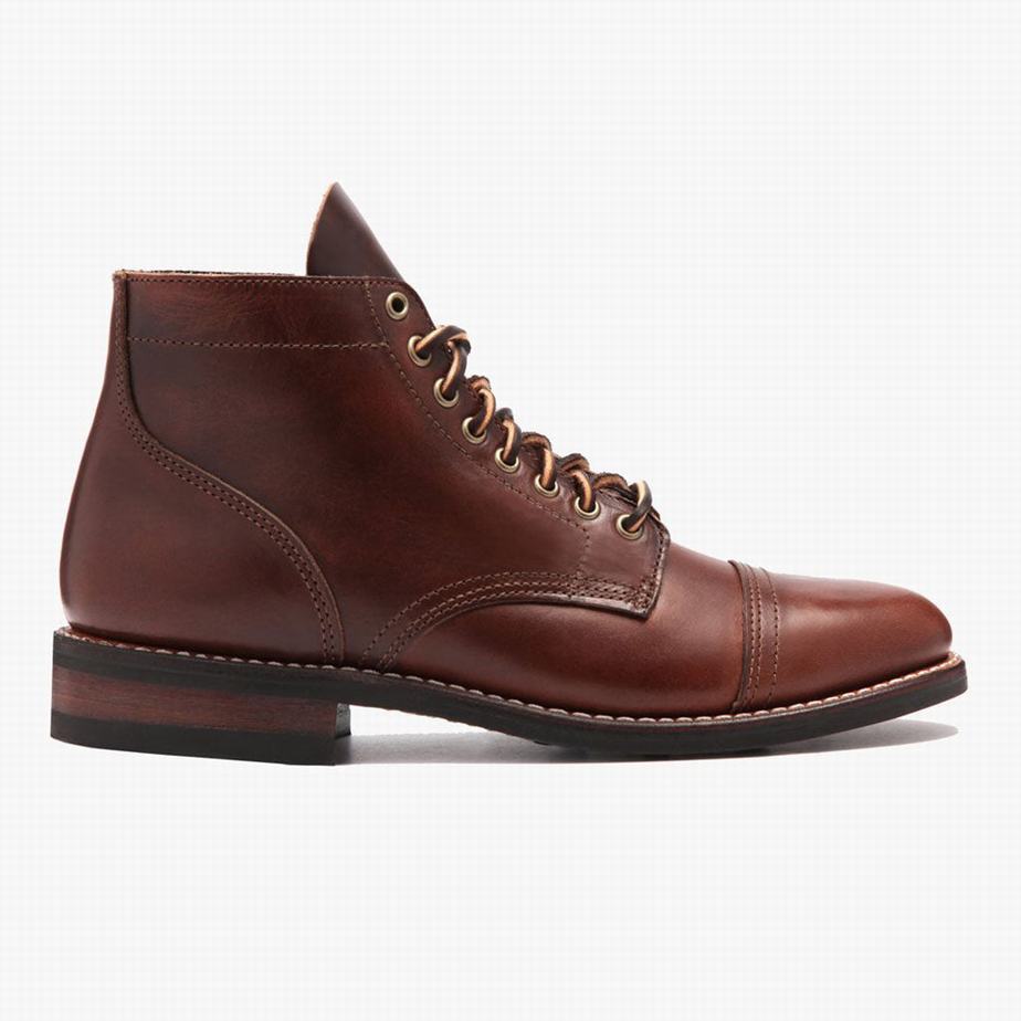 Thursday Boots Vanguard Veterlaarzen Heren Rood Bruin | KJD4263WB