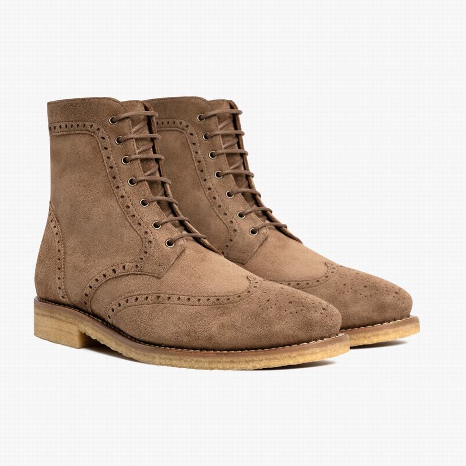 Thursday Boots Wingtip Veterlaarzen Heren Bruin | EQW775UE